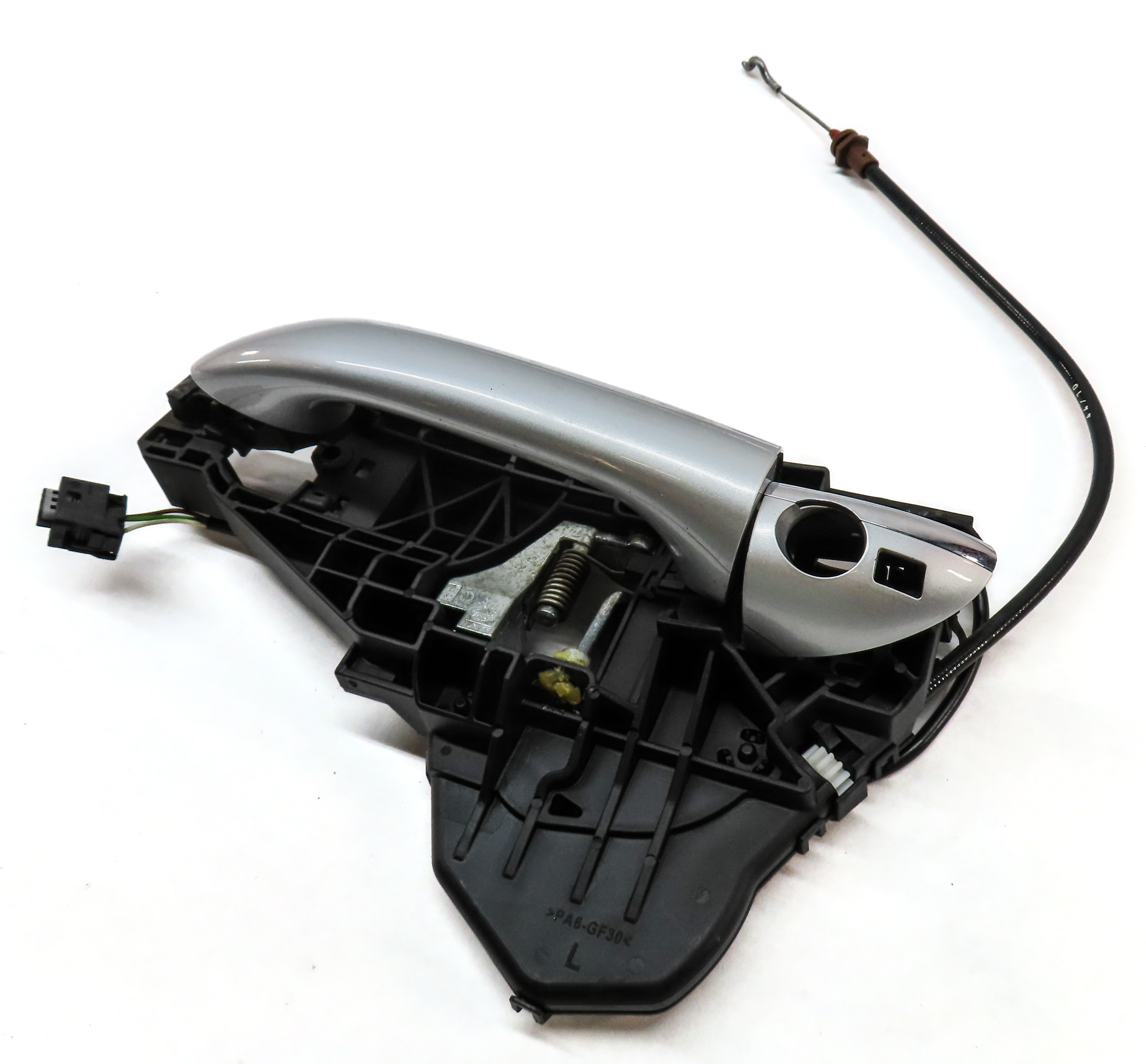 11 MERCEDES GL450 X164 FRONT LEFT DRIVER EXTERIOR STANDARD DOOR HANDLE (Silver) — exact item pictured